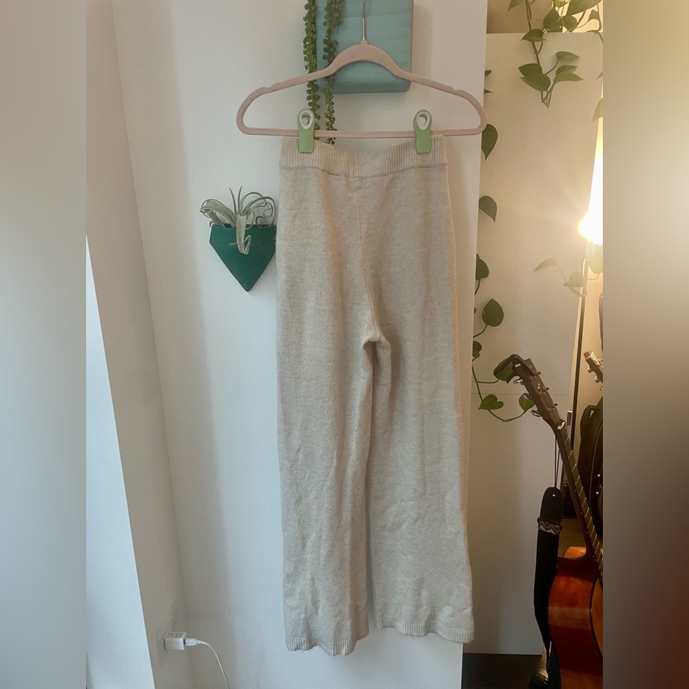 Cream Lounge Pants - Picture 3 of 5